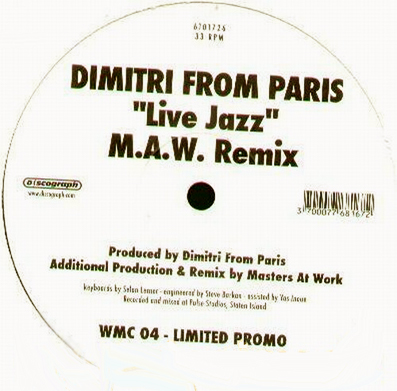 Live Jazz  Maw Remix listings