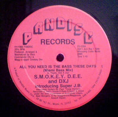 smokey dee and dxj all you need is the bass t