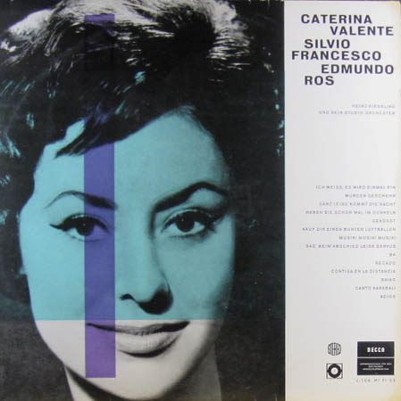 caterina valente lp caterina valente silvio francesco 42 vinyl records caterina valente lp caterina valente silvio francesco 42 vinyl records